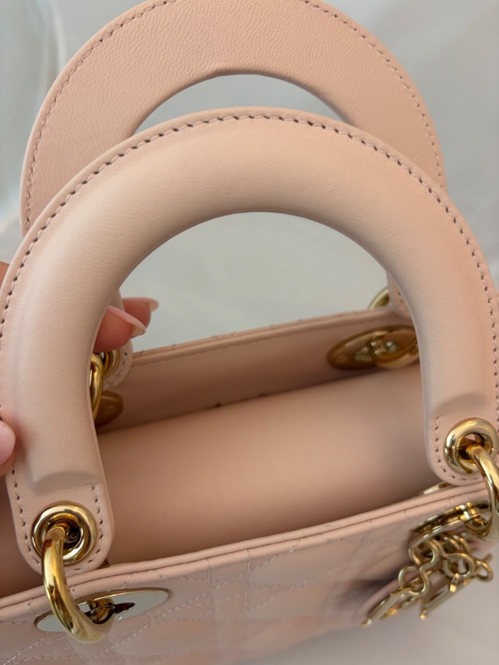 ABC Small Christian Dior Pink Lambskin Bag – Authentic Luxury Icon - Picture 17 of 17